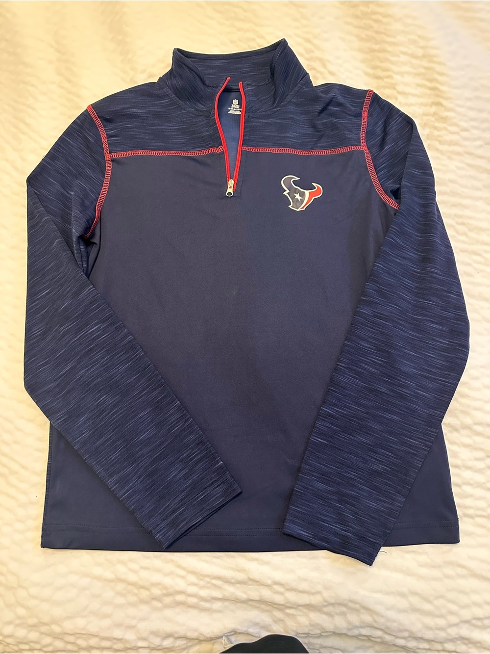 Texans Quarter Zip-Youth Medium